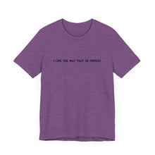 Load image into Gallery viewer, I Like The Way That He Fiddles Unisex T-Shirt with QR code