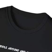 Load image into Gallery viewer, "Fiddle Around and Find Out" Graphic T-Shirt — Gothic Back Name Tee