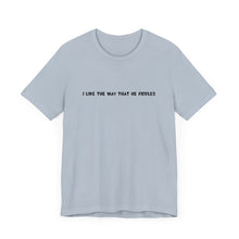 Load image into Gallery viewer, I Like The Way That He Fiddles Unisex T-Shirt with QR code