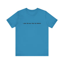 Load image into Gallery viewer, I Like The Way That He Fiddles Unisex T-Shirt with QR code