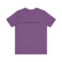Load image into Gallery viewer, I Like The Way That He Fiddles Unisex T-Shirt with QR code