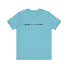 Load image into Gallery viewer, I Like The Way That He Fiddles Unisex T-Shirt with QR code