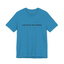 Load image into Gallery viewer, I Like The Way That He Fiddles Unisex T-Shirt with QR code