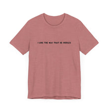 Load image into Gallery viewer, I Like The Way That He Fiddles Unisex T-Shirt with QR code