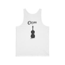 Load image into Gallery viewer, Sweat. Clejan Tank Top — Minimalist Fitness & Music Graphic Jersey Tank