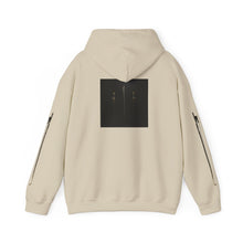 Load image into Gallery viewer, Dueling Violins hoodie with bows down both arms
