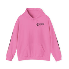 Load image into Gallery viewer, Dueling Violins hoodie with bows down both arms
