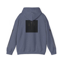 Load image into Gallery viewer, Dueling Violins hoodie with bows down both arms
