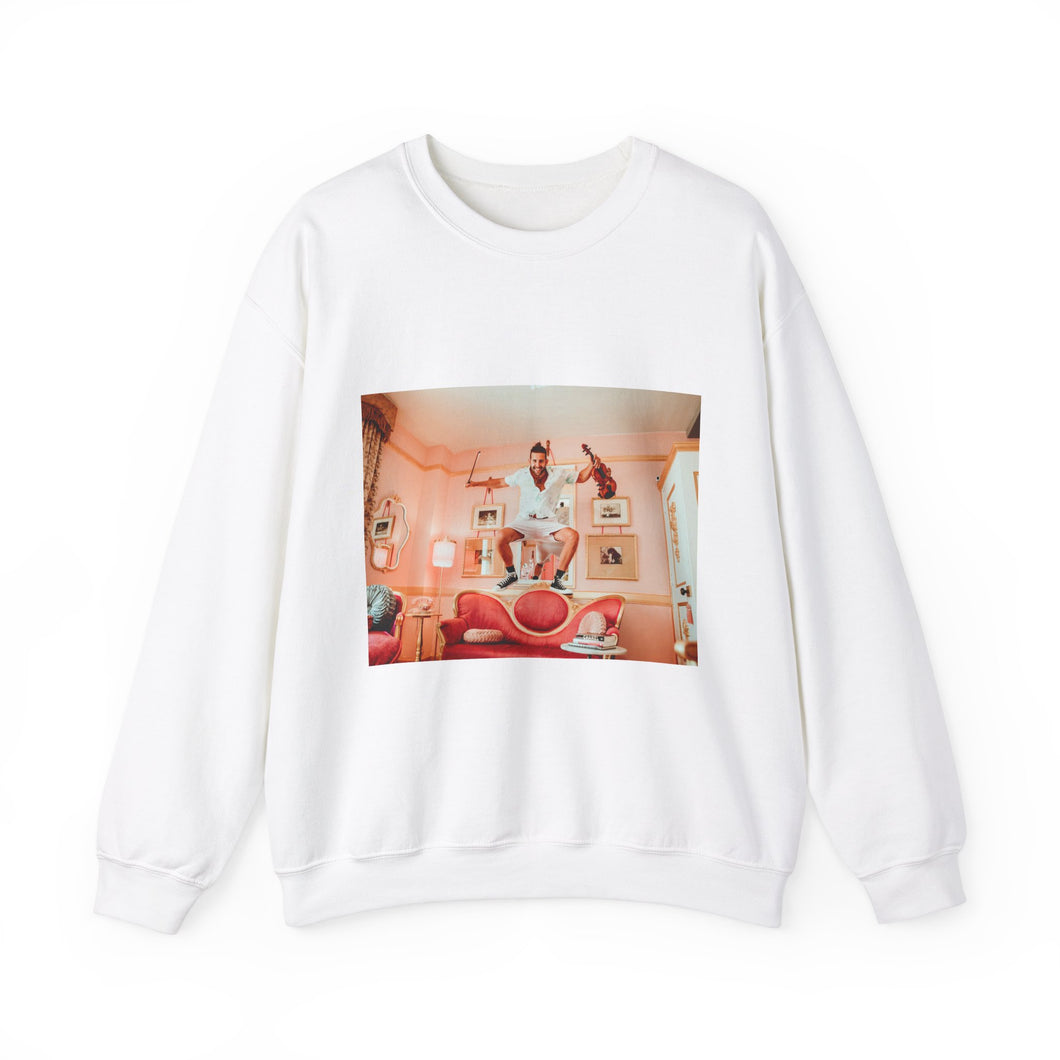 Whimsical Photo Crewneck Sweatshirt for Cozy Vibes