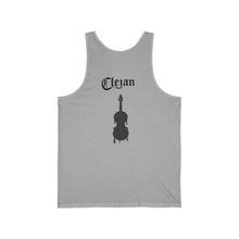 Load image into Gallery viewer, Sweat. Clejan Tank Top — Minimalist Fitness &amp; Music Graphic Jersey Tank
