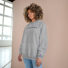 Load image into Gallery viewer, Champion Hoodie — Minimal 'Fiddle Around and Find Out' Text Pullover
