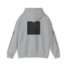 Load image into Gallery viewer, Dueling Violins hoodie with bows down both arms
