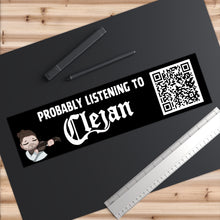 Load image into Gallery viewer, Clejan Bumper Stickers, Car Decor, Music Lover Gift, Festival Accessory, Vinyl Decal, QR Code Sticker
