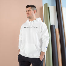 Load image into Gallery viewer, Champion Hoodie — Minimal 'Fiddle Around and Find Out' Text Pullover
