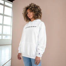 Load image into Gallery viewer, Champion Hoodie — Minimal 'Fiddle Around and Find Out' Text Pullover
